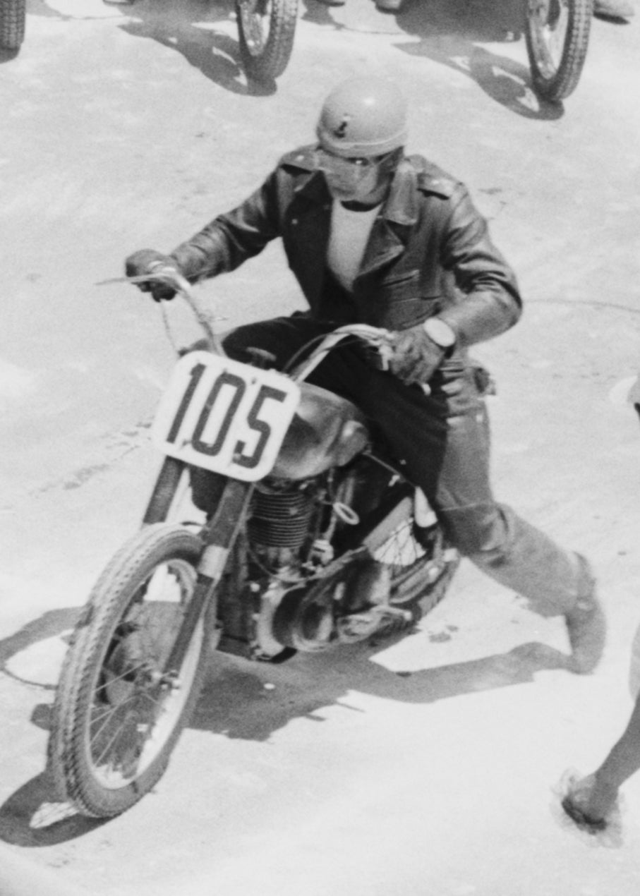 Black and White Motorcycle Pic