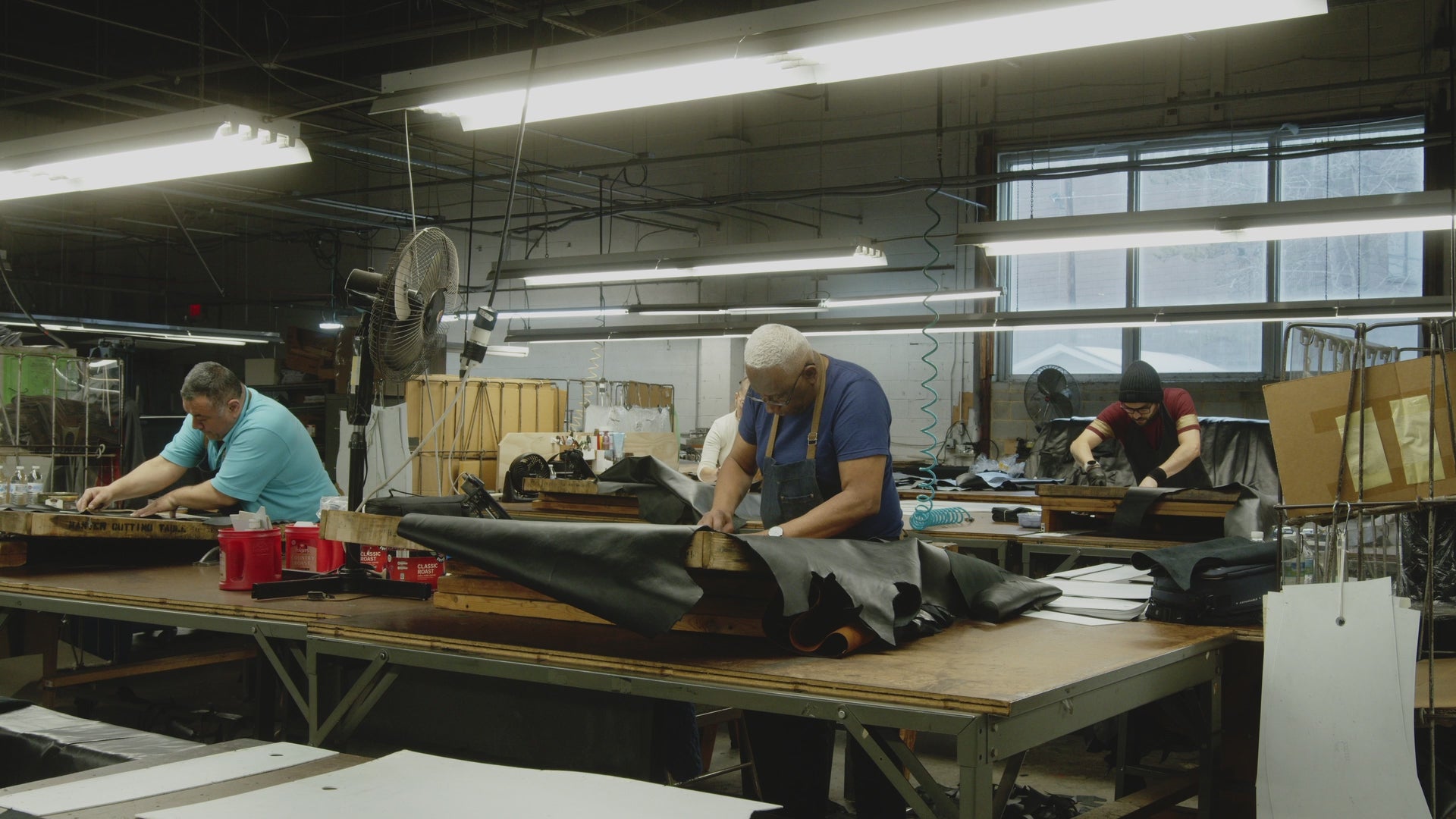 Factory leathercut